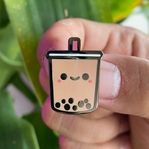 Cute Boba Milk Tea | Bubble Tea Hard Enamel Pin